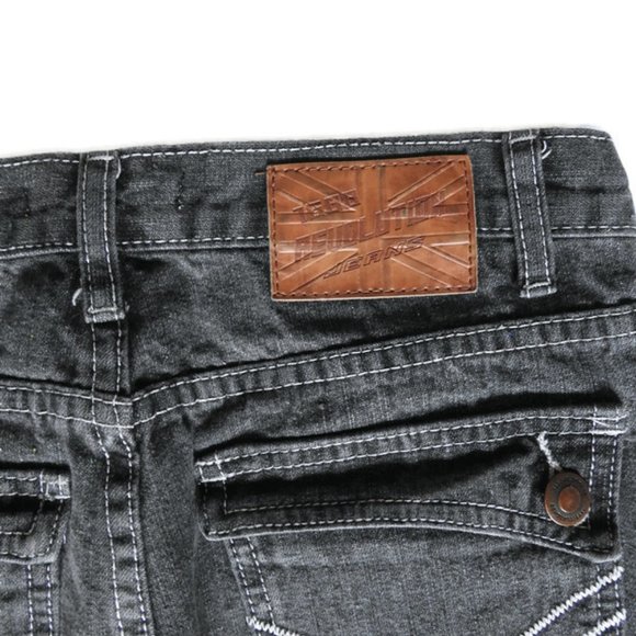 Boys 1688 Revolution Jeans Charcoal Grey W16/L28 - Picture 4 of 4